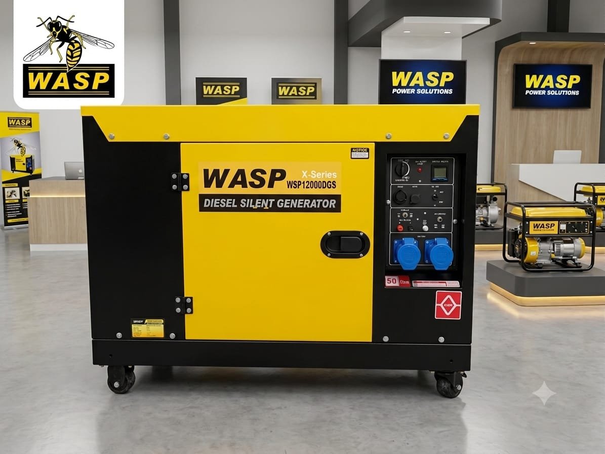 Automatic Wasp silent diesel generator 10kva single phase