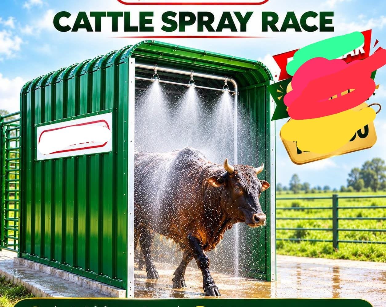 Cattle spray race