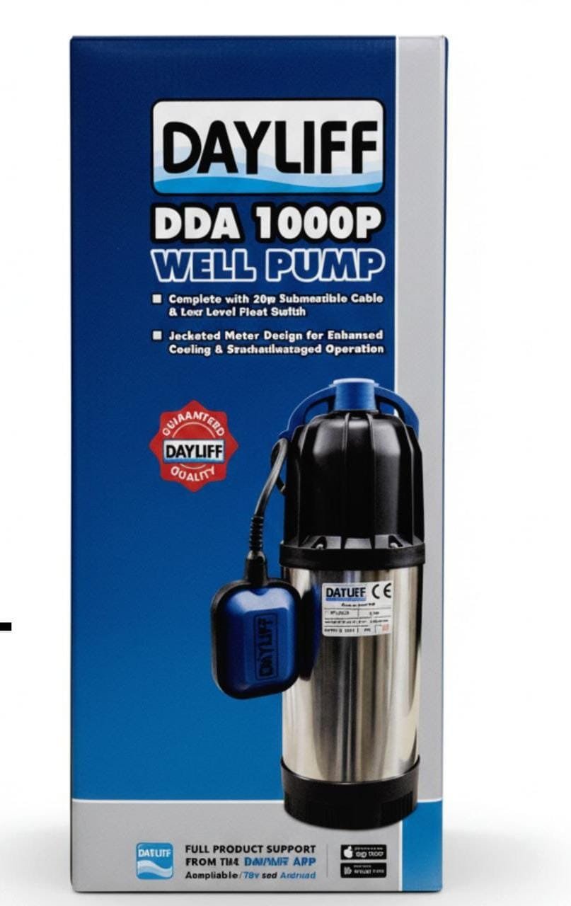 Dayliff submersible well pump dda1000p