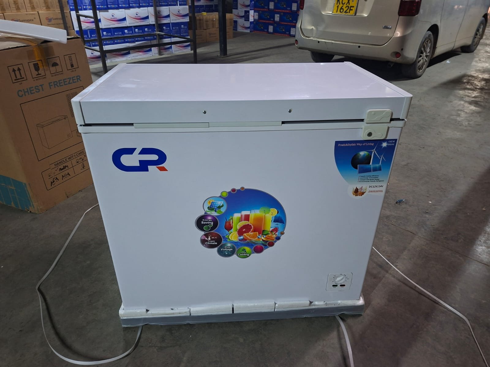 Gr dc Solar freezer 198Ltrs
