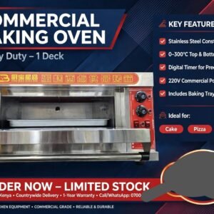 Heavy duty Commercial pizza,bread, cake baking oven 1deck 2tray