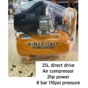 Kmax 25ltrs electric air compressor 2hp 8bar