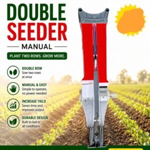 Manual double seeder