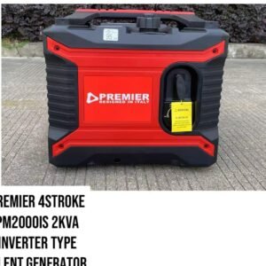 Pm2000is 2kva 4stroke premier petrol inverter type silent generator