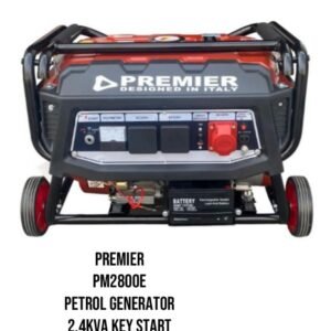 Pm2800 Premier petrol generator 2.4kva with keystart