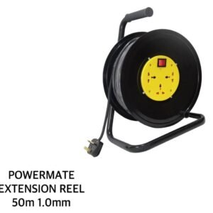 Power extension cable reel 50mtr 1.0mm