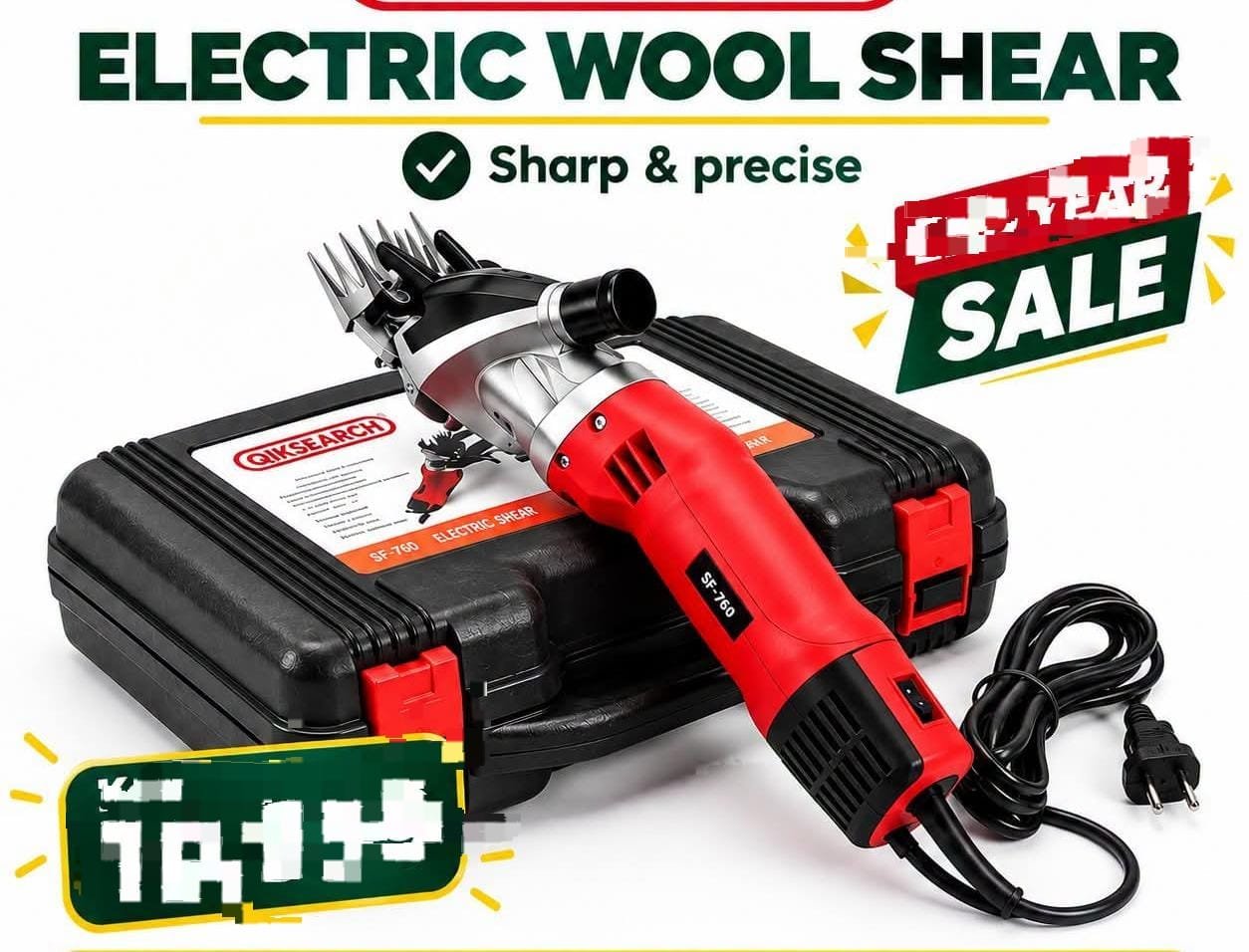 Precise Electric wool shear