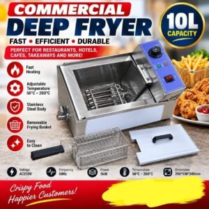 Premier commercial deep fryer 10ltrs