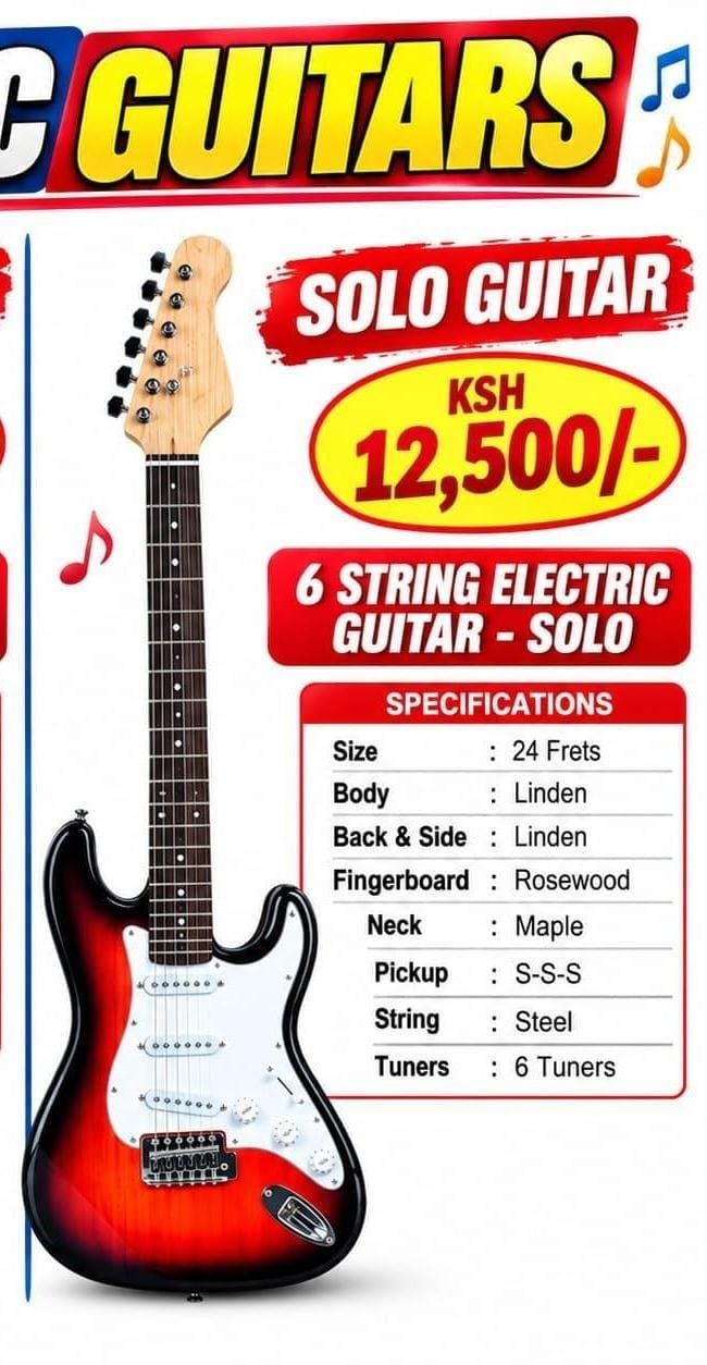 Premier solo electric guitar 6string