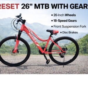 Reset 26inch mountain bike with gear 18speed