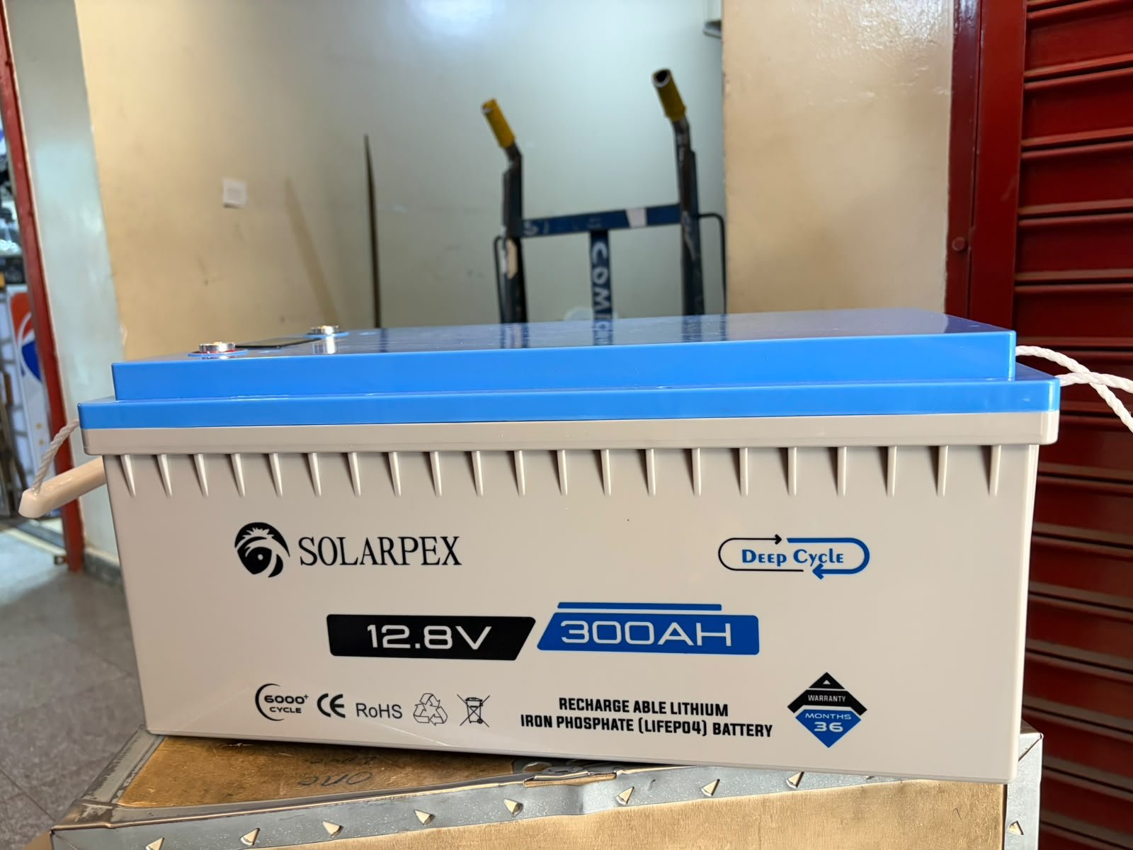 Solarpex rechargeable lithium iron phosphate LiFePo4 battery 300ah 12.8v