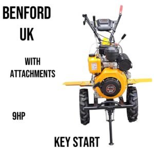 Uk Benford tiller tractor with all attachments 9hp